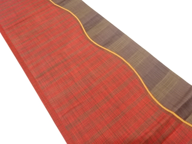 JAPANESE FUKURO OBI / WOVEN WAVY STRIPE